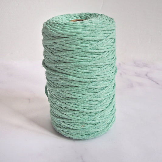 4mm Single Twist Cotton String - Turquoise The Joyful Studio