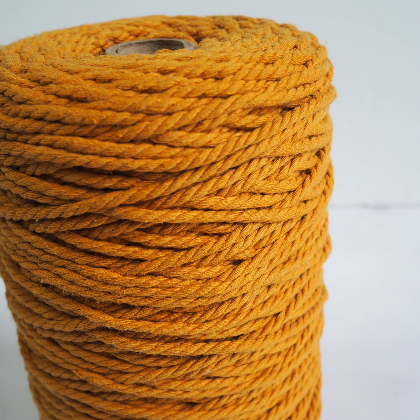 4mm Twisted Cotton Rope - Mustard The Joyful Studio