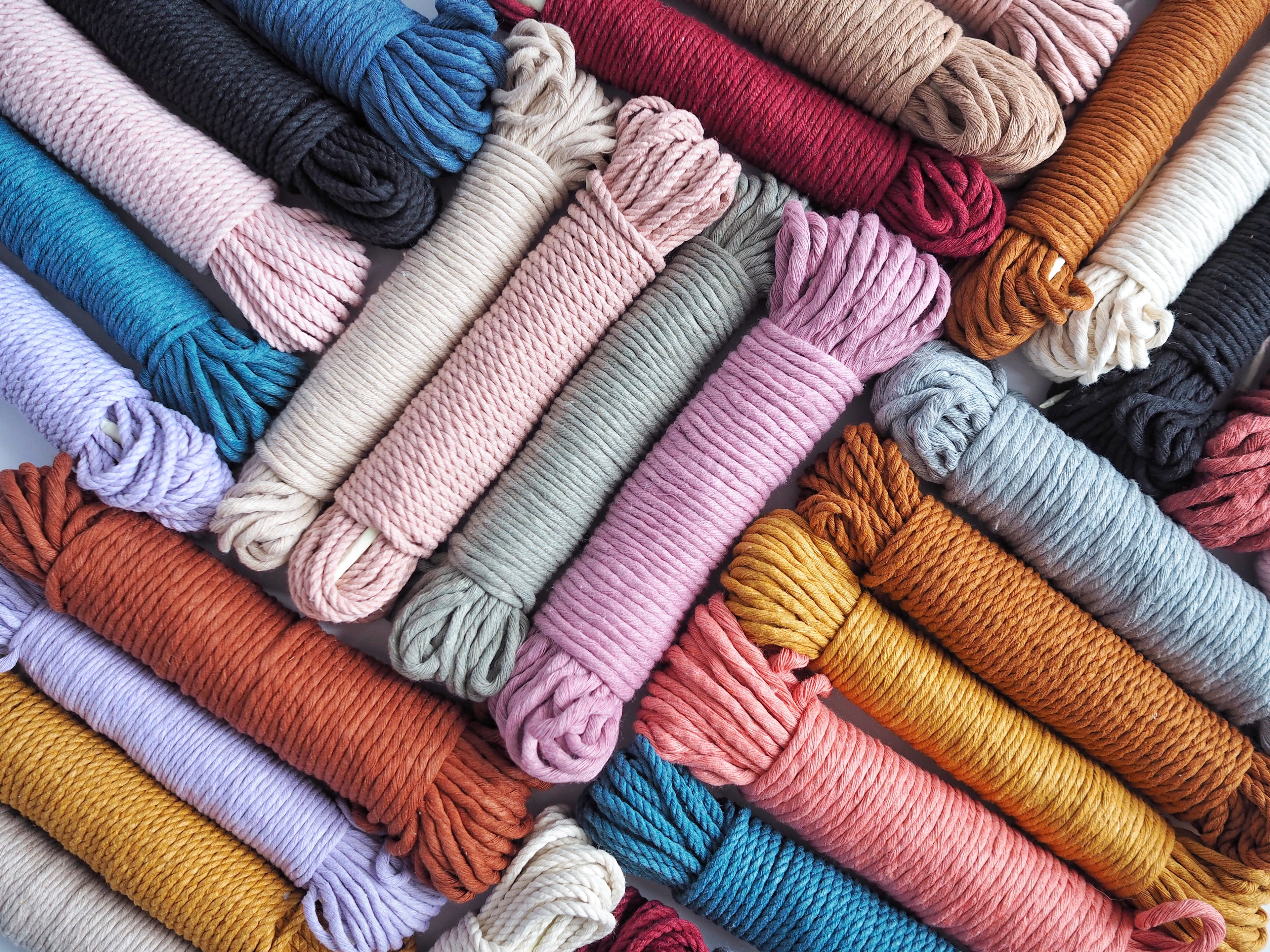 Fibre Pack | 5mm Recycled Cotton String Bundles The Joyful Studio