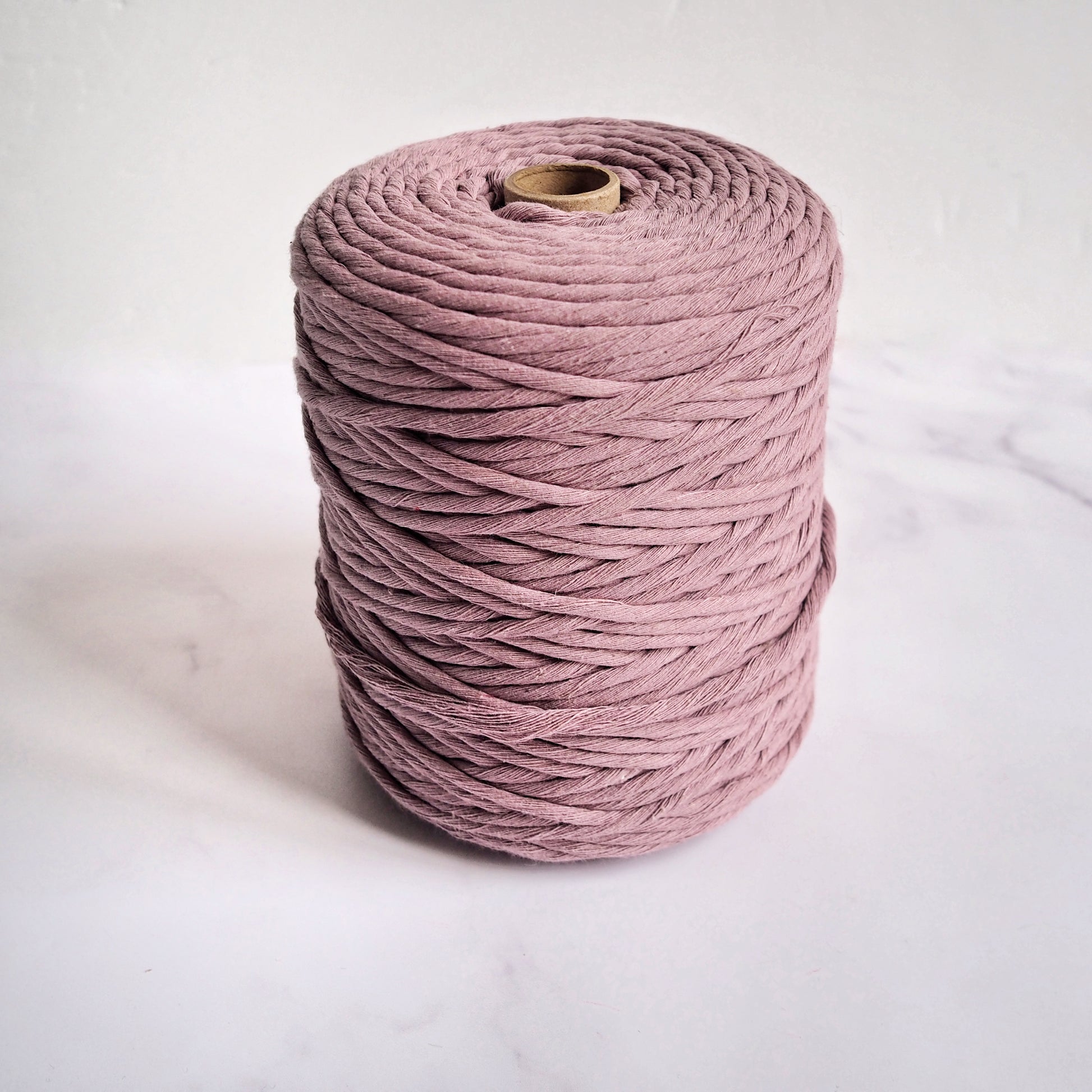 4mm Single Twist Cotton String - Dusty Mauve The Joyful Studio