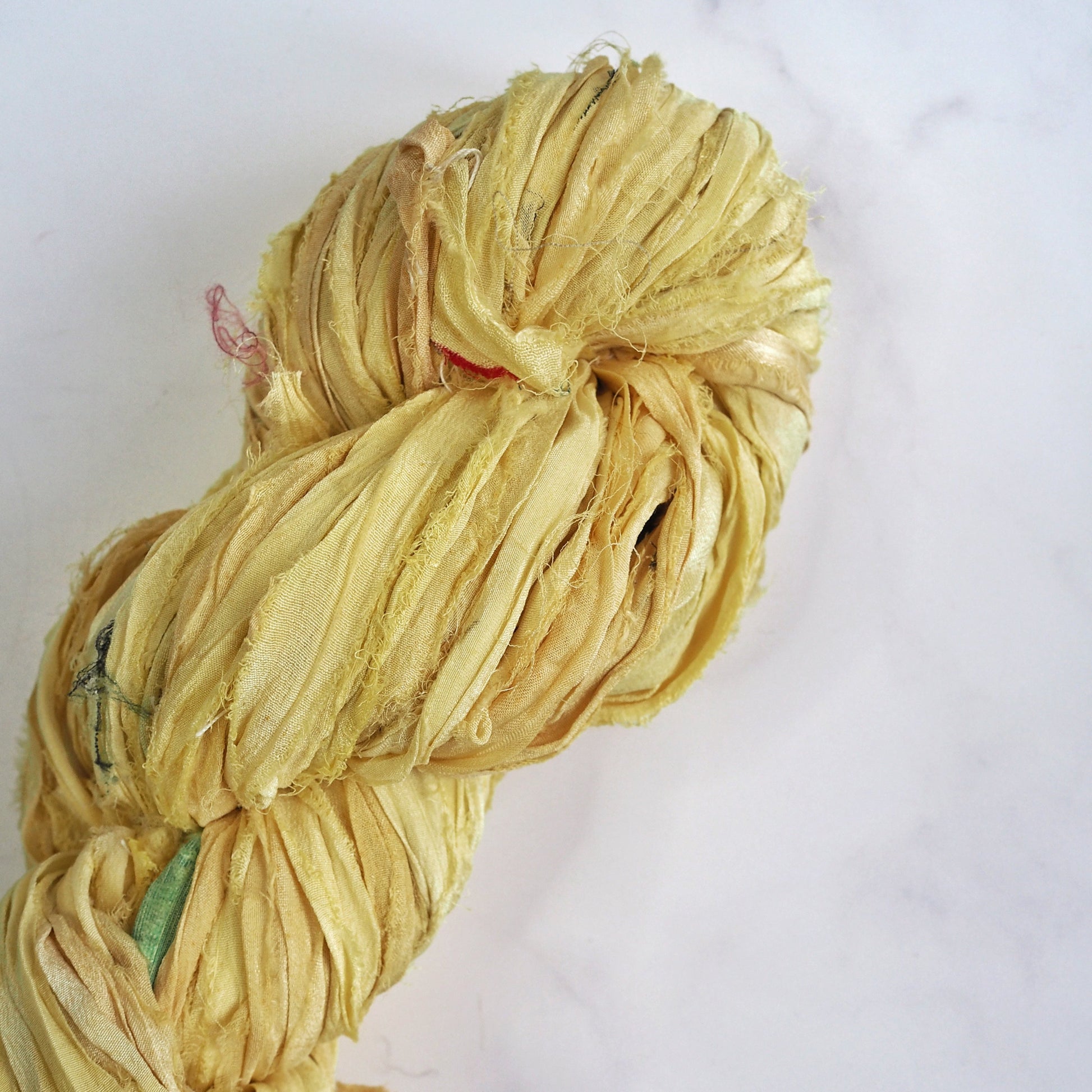 Recycled Chiffon Ribbon - Sunshine The Joyful Studio