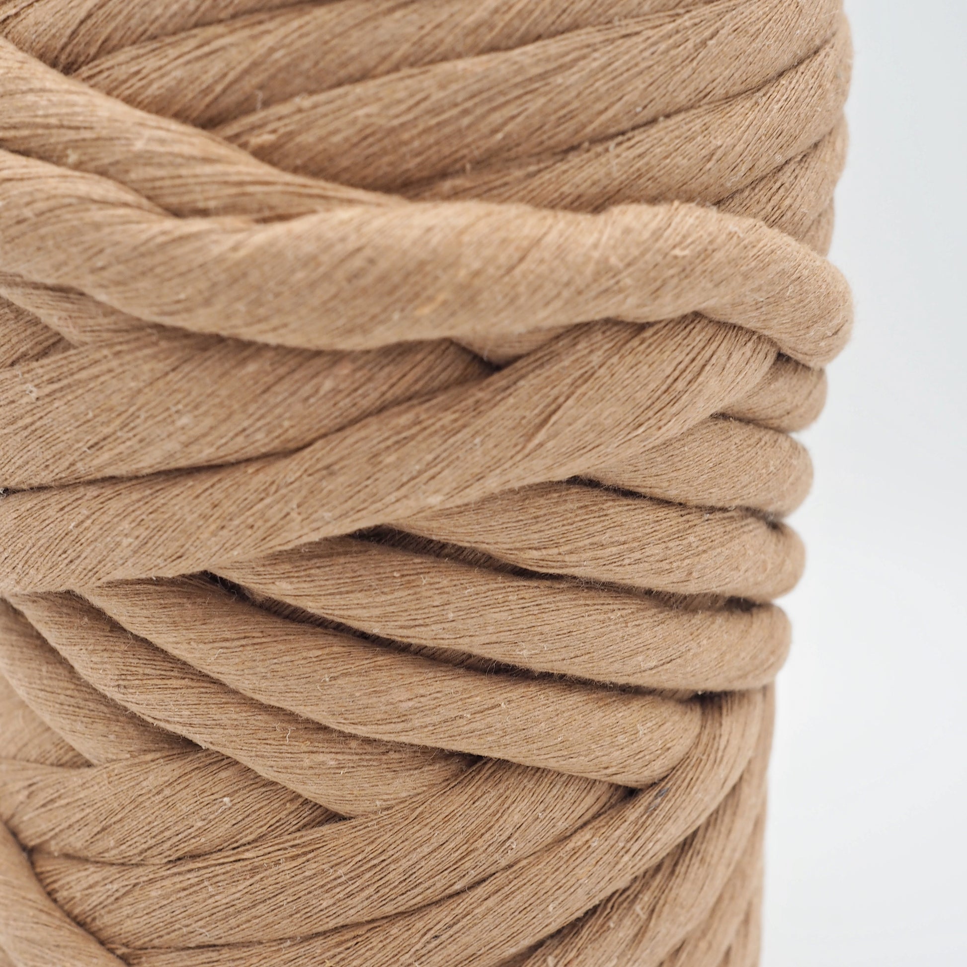 Mocha  12mm Recycled Cotton String – The Joyful Studio
