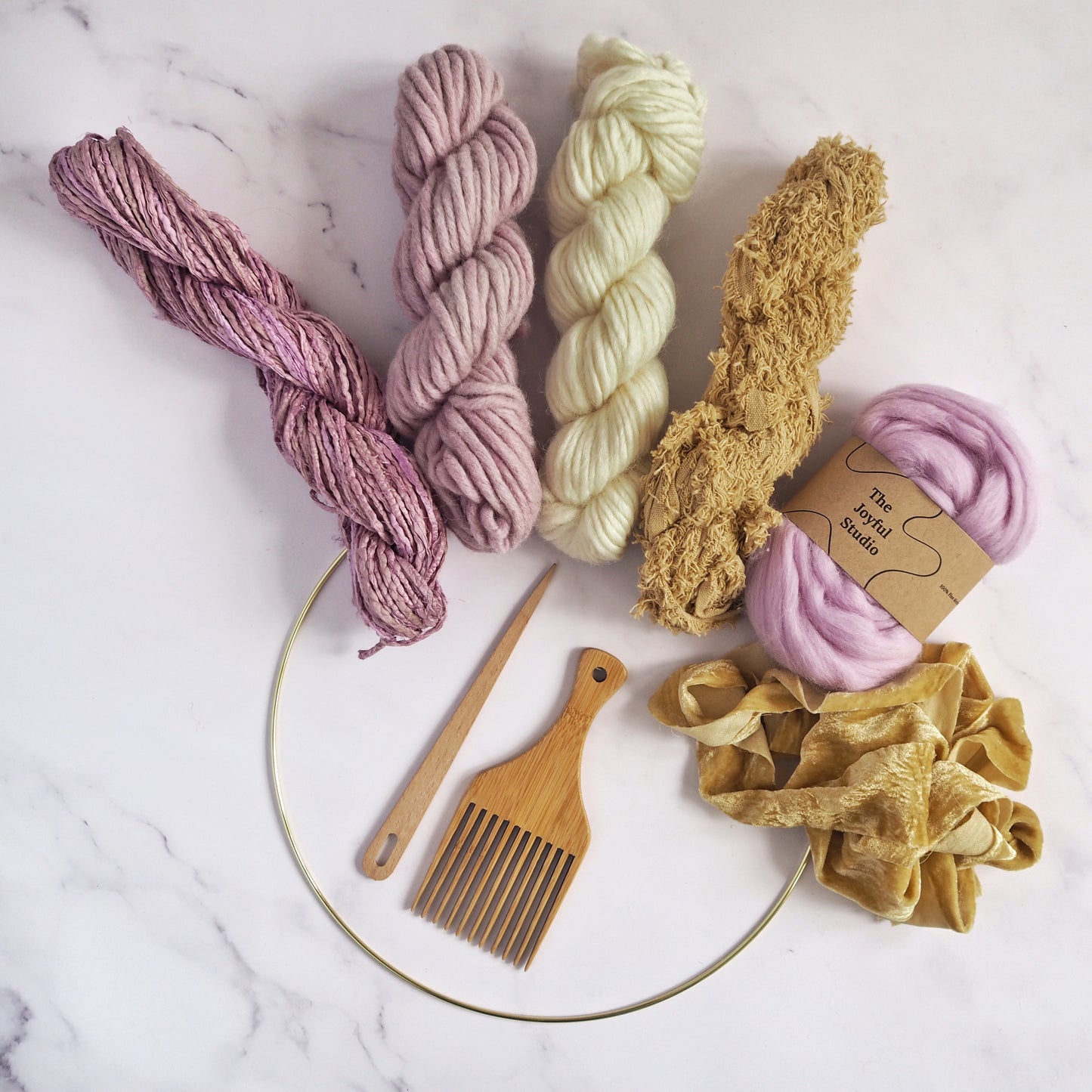Weaving Project Kit - 'Heather Haze' The Joyful Studio