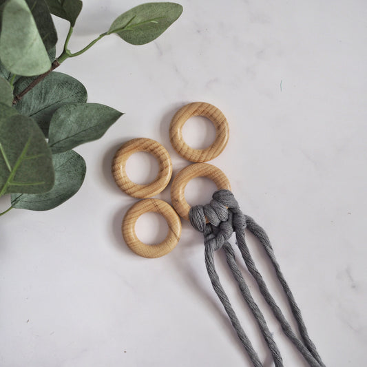 Wooden Rings - 4cm The Joyful Studio