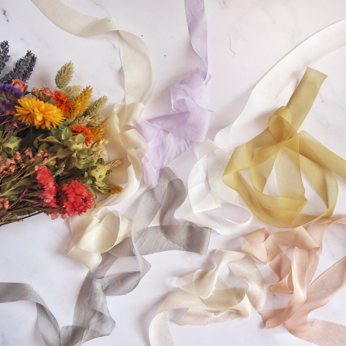 Silk Chiffon Ribbon (by the meter) The Joyful Studio