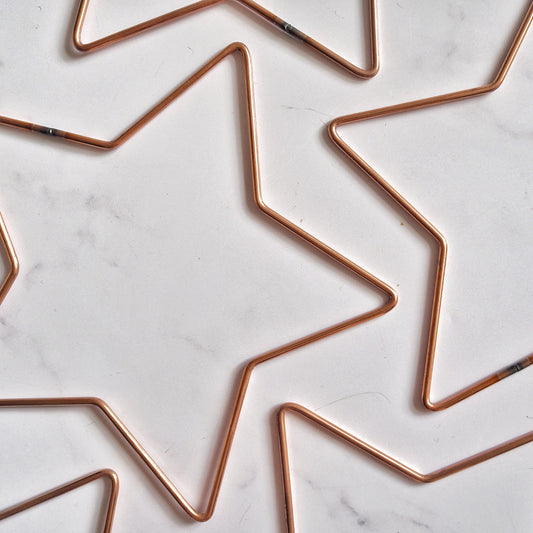 Copper Metal Star Frame The Joyful Studio