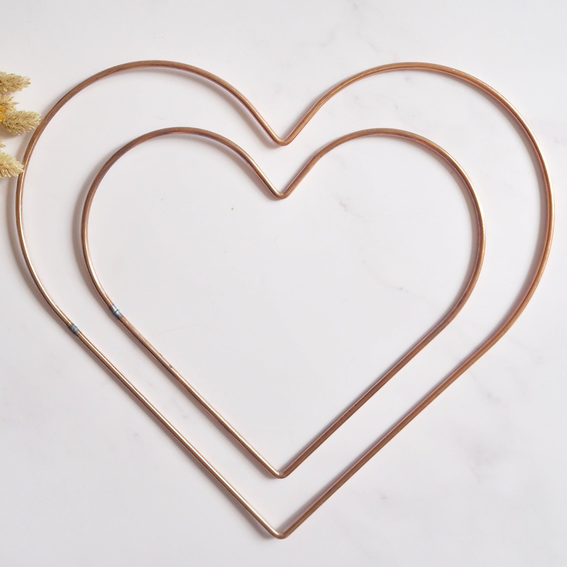 Copper Metal Heart Frame - 2 Sizes The Joyful Studio