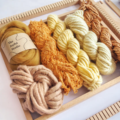 Weaving Project Kit - 'Warm Tones' The Joyful Studio