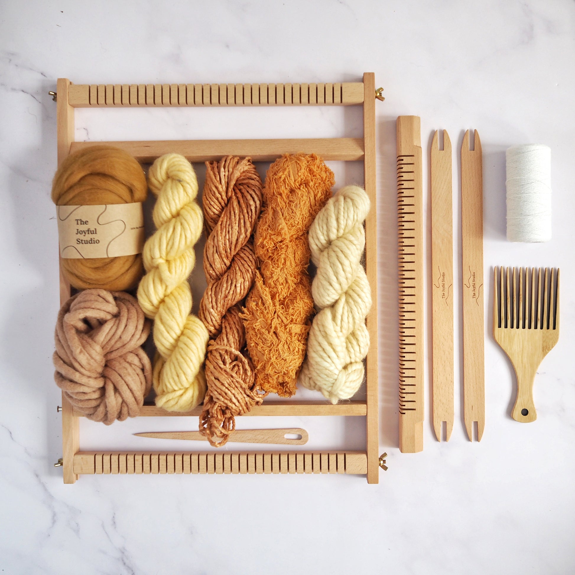 Weaving Project Kit - 'Warm Tones' The Joyful Studio