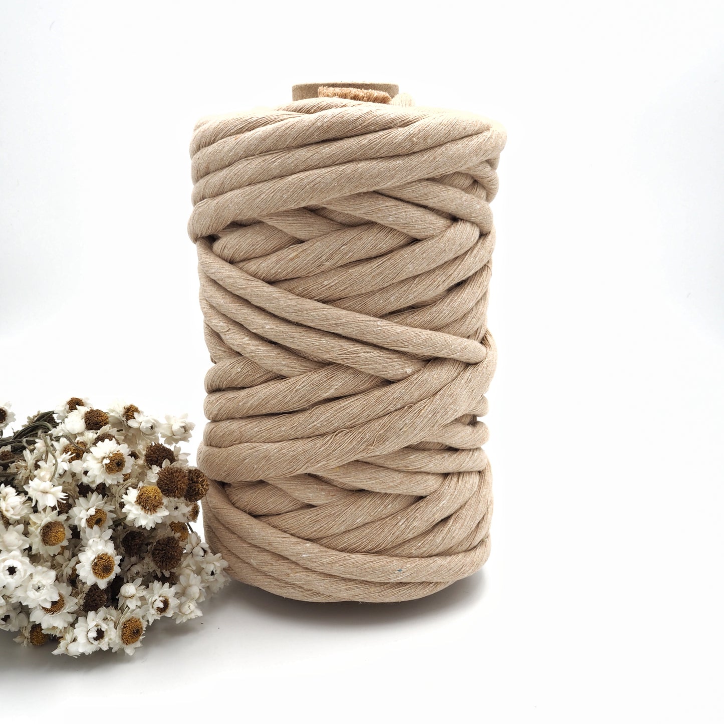 Oat | 12mm Recycled Cotton String The Joyful Studio