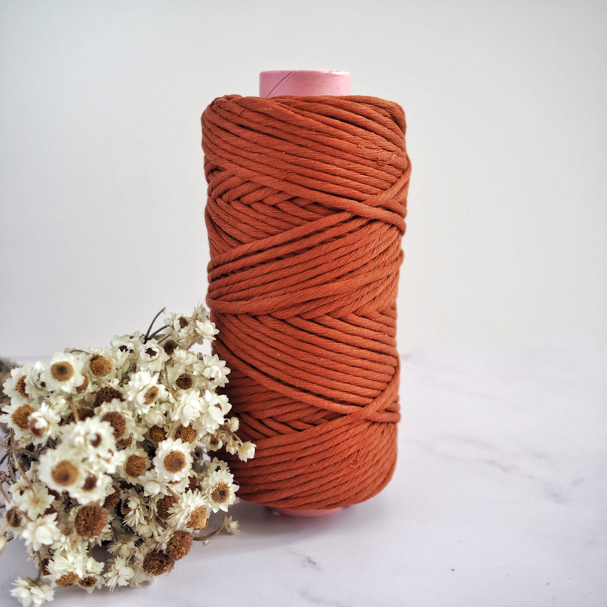 Rust | 5mm Recycled Cotton String The Joyful Studio