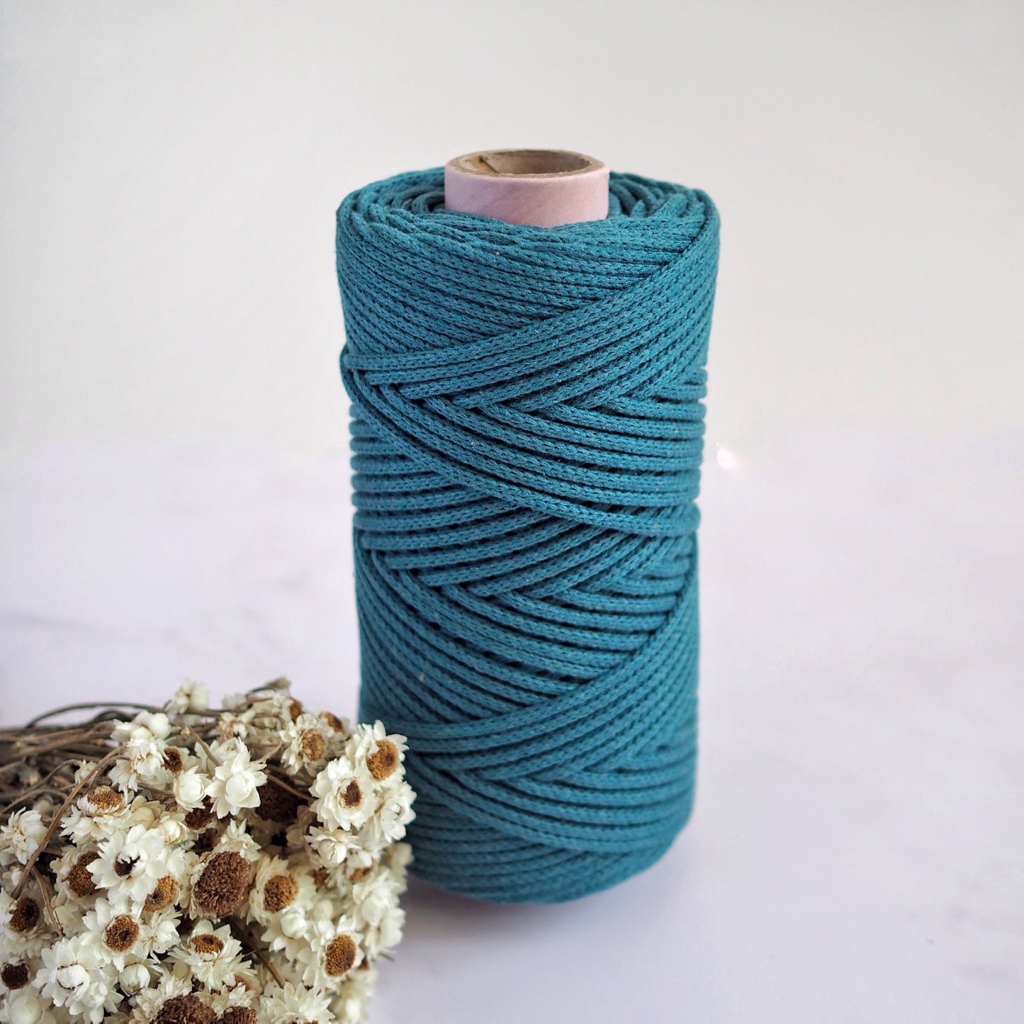 Petrol | 3mm Braided Cotton Cord The Joyful Studio
