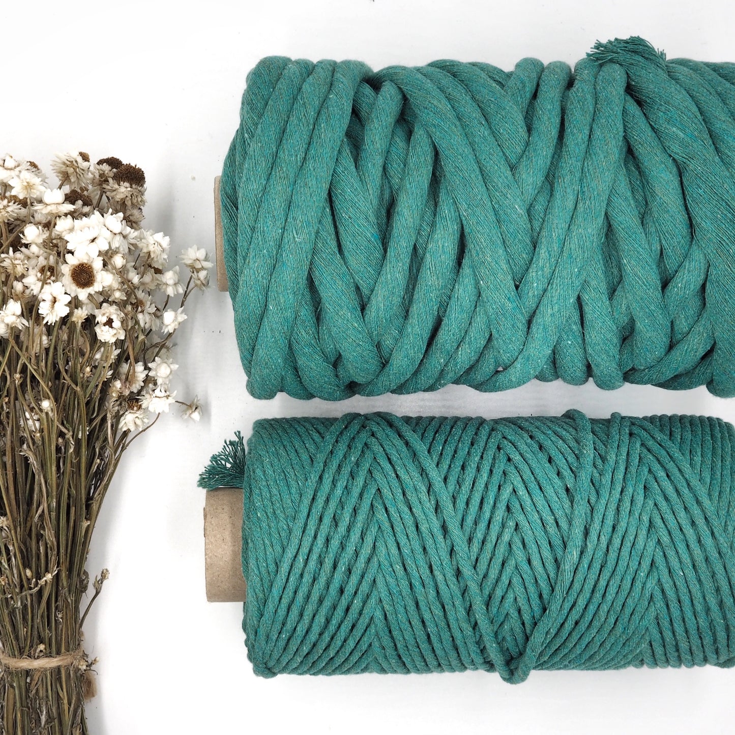 Teal | 12mm Recycled Cotton String The Joyful Studio