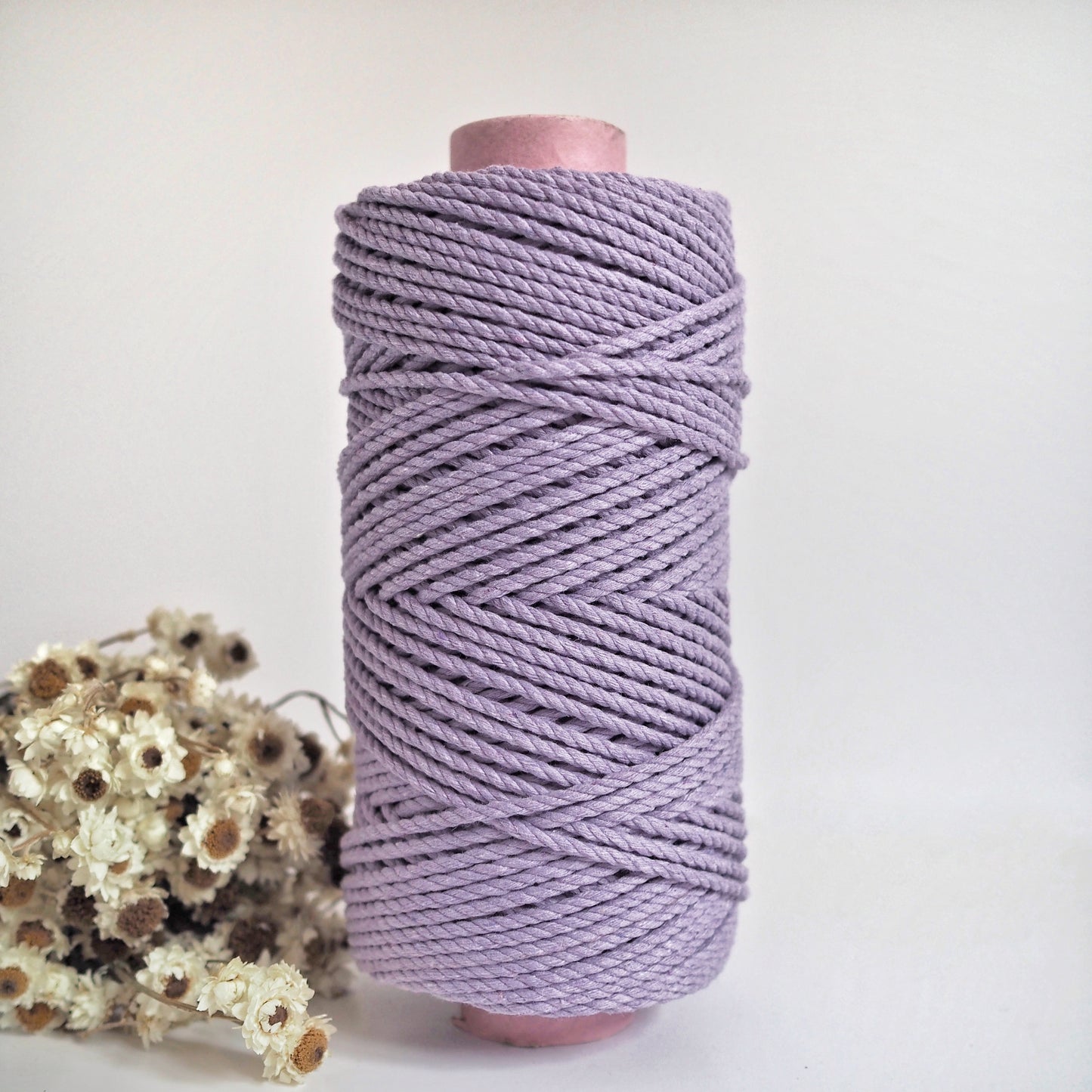 Lavender | 4mm Recycled Twisted Cotton Rope The Joyful Studio