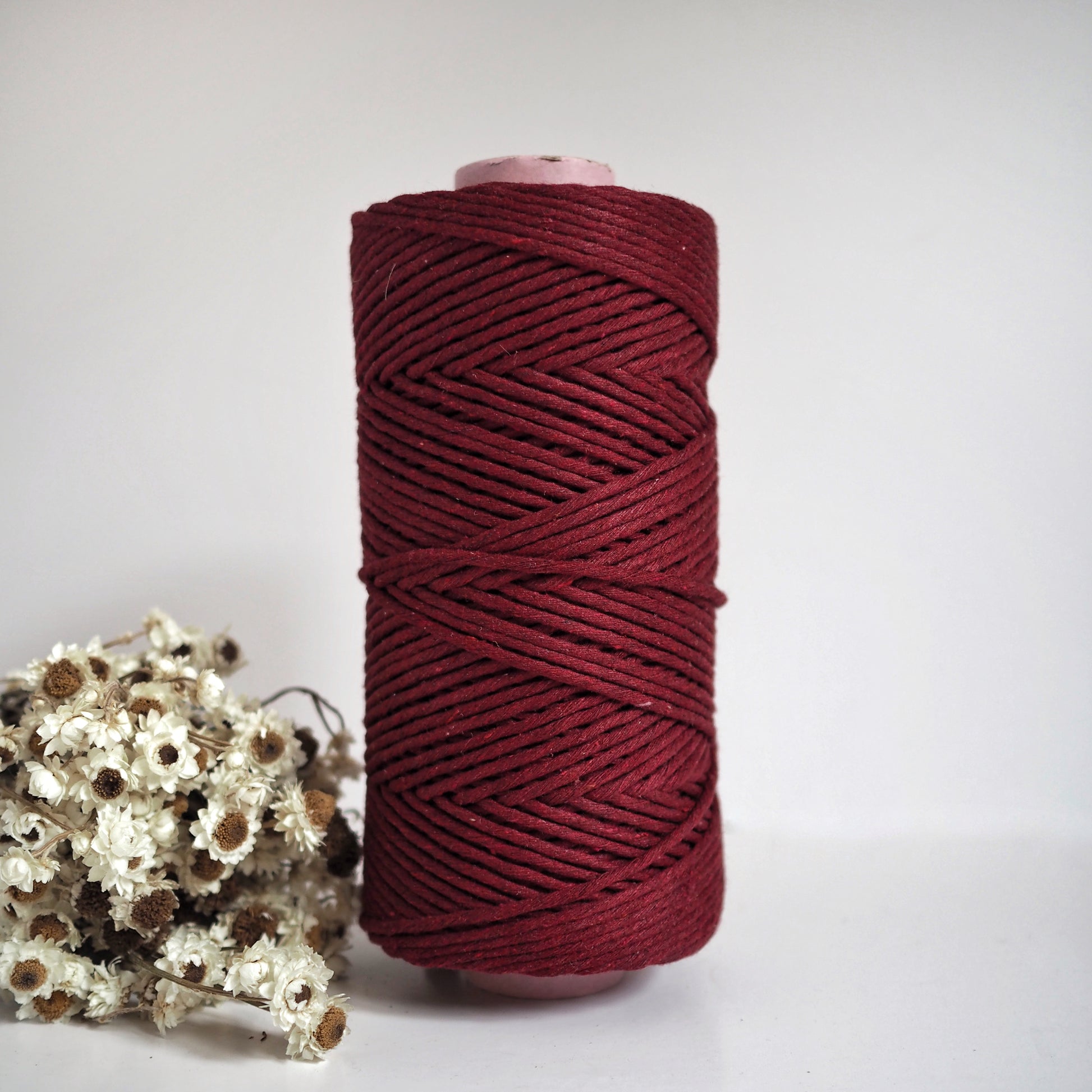 Merlot | 3mm Recycled Cotton String The Joyful Studio