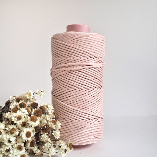 Ballet Pink | 3mm Recycled Cotton String The Joyful Studio