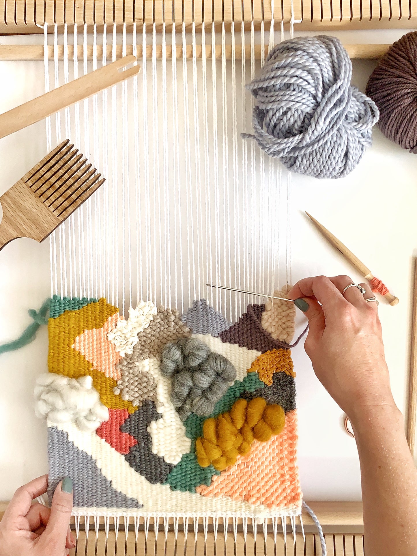 Set of 2 Tapestry Weaving Needles The Joyful Studio