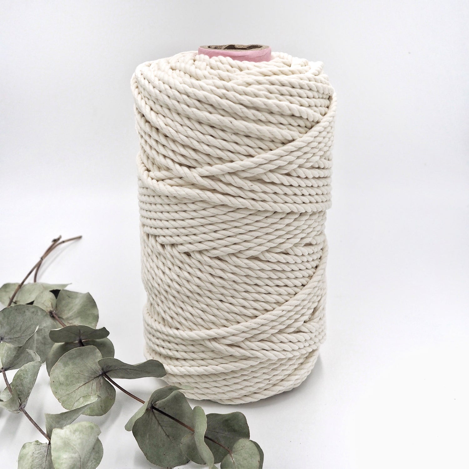 Natural | 5mm Twisted Cotton Rope The Joyful Studio
