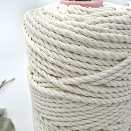 Natural | 5mm Twisted Cotton Rope The Joyful Studio
