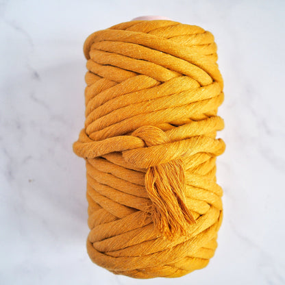 Mustard | 12mm Recycled Cotton String The Joyful Studio
