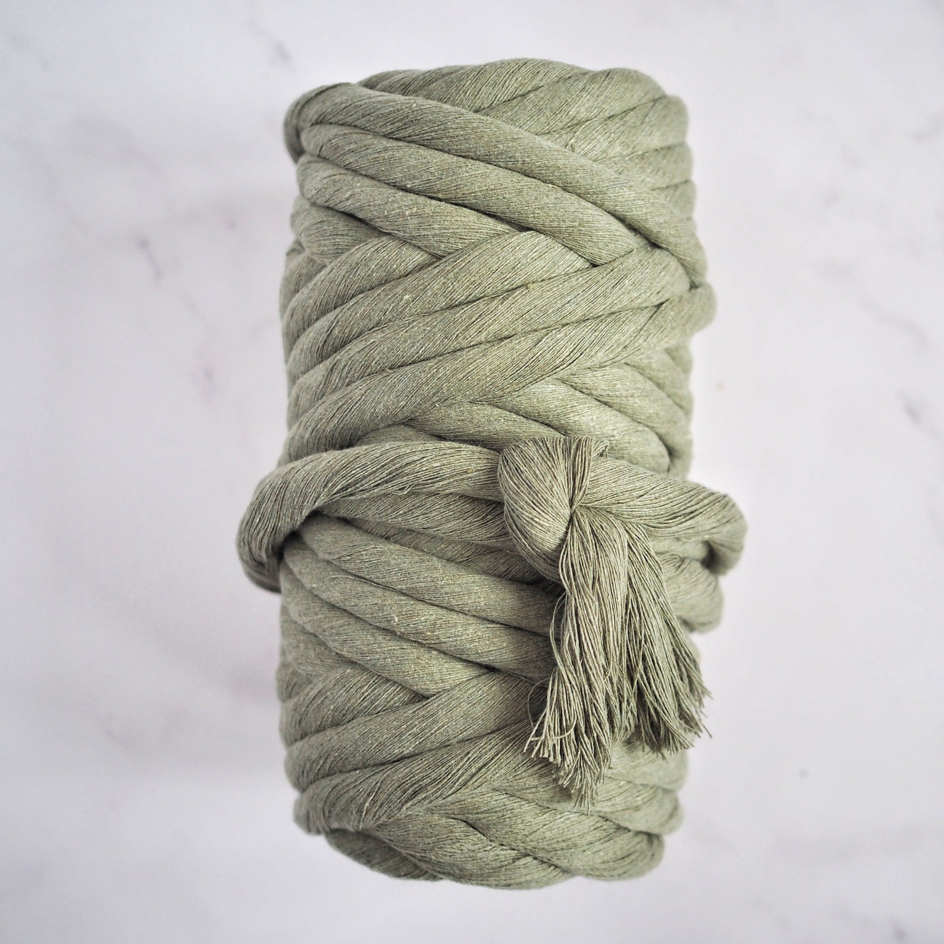 Luxe - 9 mm cotton string 1-ply Sage