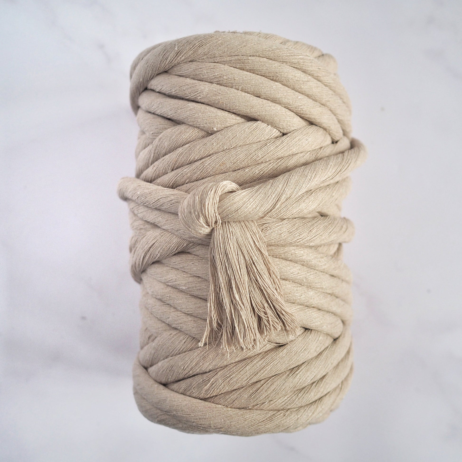 Latte | 12mm Recycled Cotton String The Joyful Studio