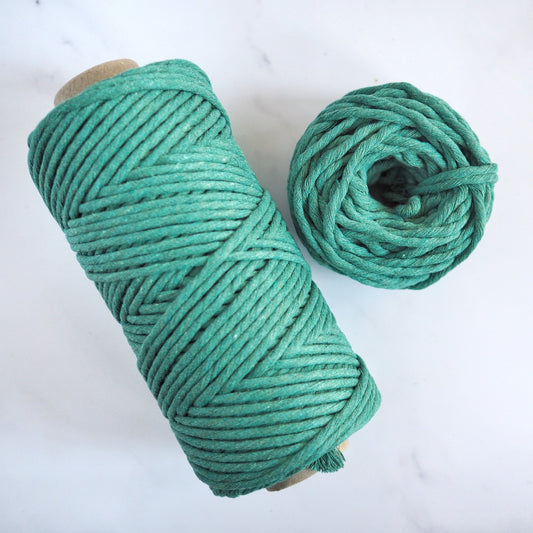 High Quality Macrame Cord 4mm Recycled Cotton Single Twist
