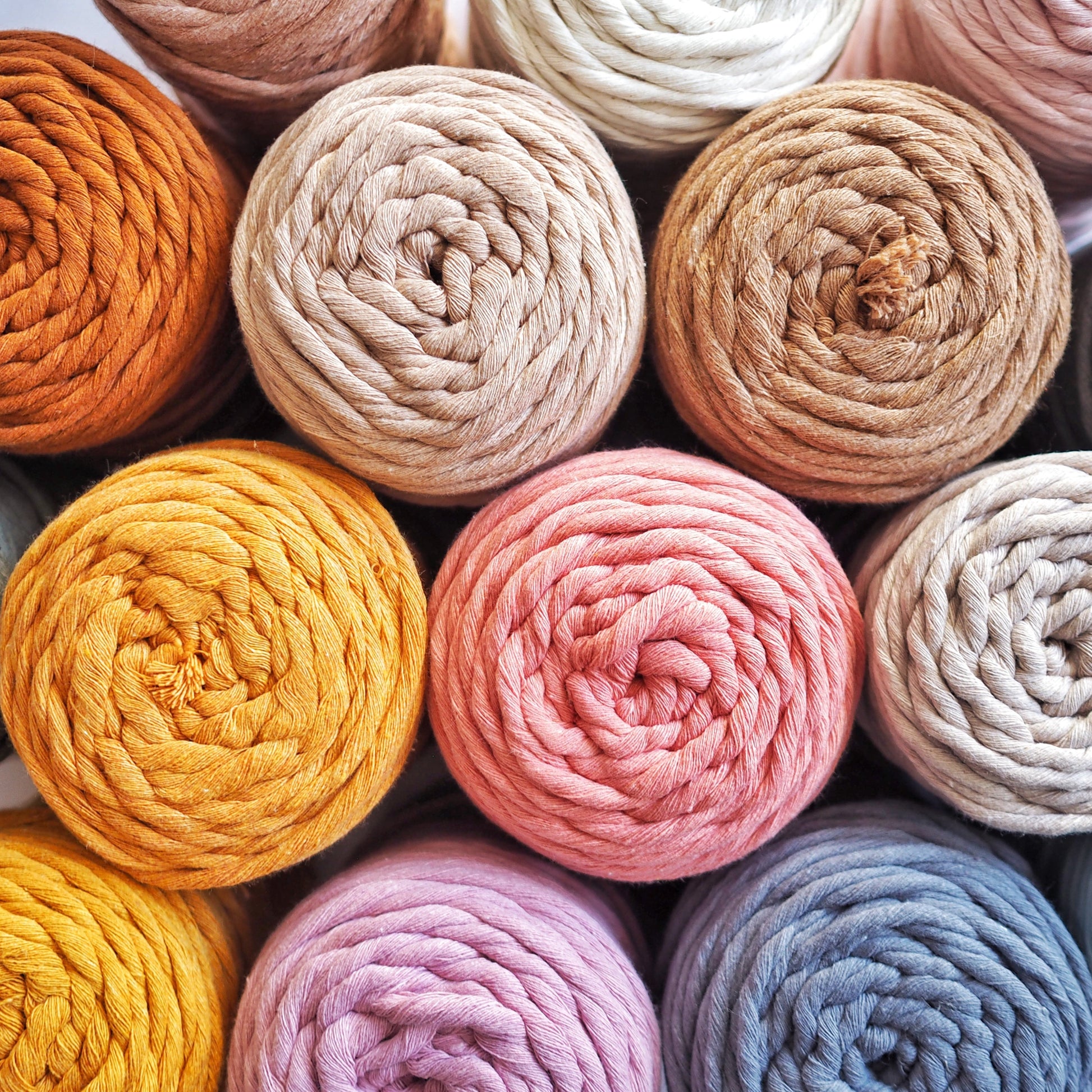 Dusty Rose | 5mm Recycled Cotton String The Joyful Studio