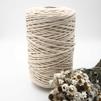 Natural | 5mm Recycled Cotton String The Joyful Studio