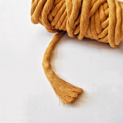 Mustard | 12mm Recycled Cotton String The Joyful Studio