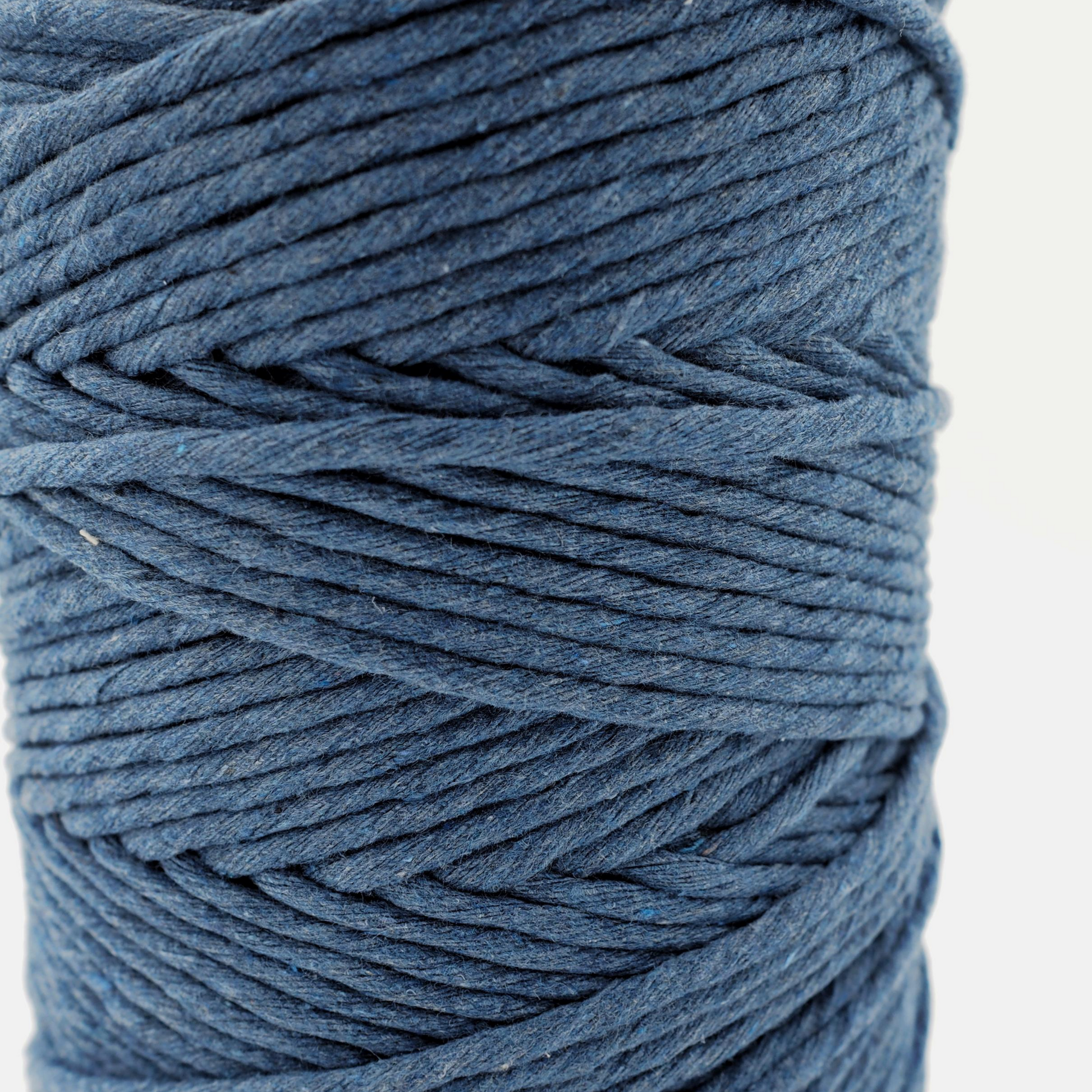 Indigo | 5mm Recycled Cotton String The Joyful Studio